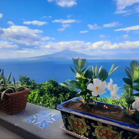Ferienwohnung Dimora Del Conte Sorrento Coast Seaview Vico Equense Exterior foto